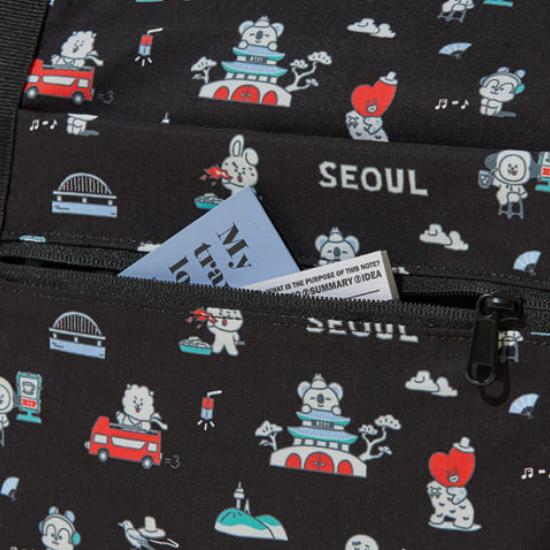 BT21 SEOUL Edition Travel Folding Bag