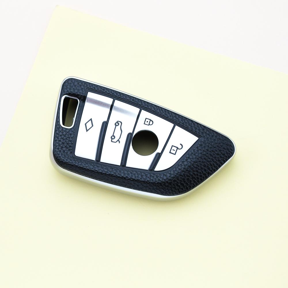 

Auto Shell Accessories for BMW G11 F15 F16 G01 G02 F48 G30 F20 G20 G30 X1 X3 X4 X5 G05 X6 X7 TPU Leather Car Key Cover Case серебряный