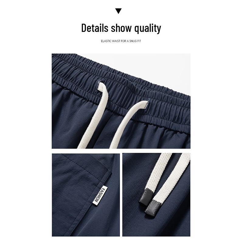 Mark Fairwhale Men's Ice Silk Breathable Cargo Shorts
