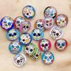 80Pcs New Resin 10mm Cute Mixed Mini Skull Flat Back Cabochon Scrapbooking Hair Bow Center Embellishments DIY Accessories F41