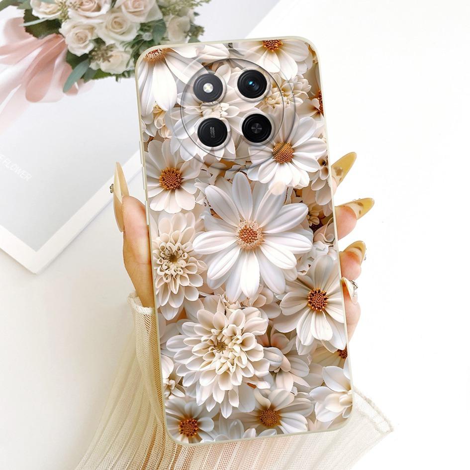 For Honor Magic 7 Lite Case BRP-NX1 Luxury Daisy Painted Soft Silicone Cover For Honor X9c Smart Bumper HonorX9c X 9c Phone Case