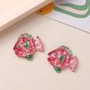 2/6Pcs Resin Sea Animal Figurines Flatback Resin Sea Creature Miniature Ornament for Art Craft Scrapbooking Decoration