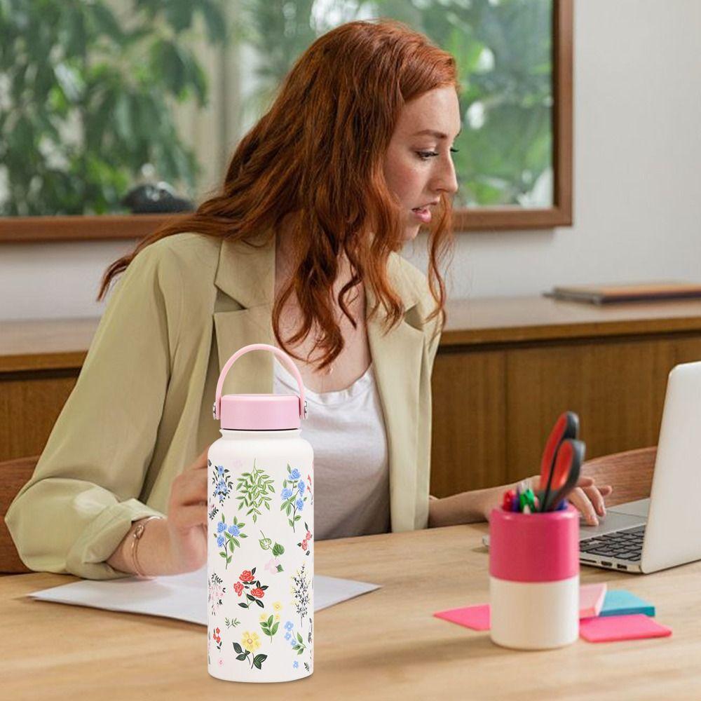 Stainless Steel Sports Water Cup 1000ML Capacity Large Capacity Cup  Kitchen Use