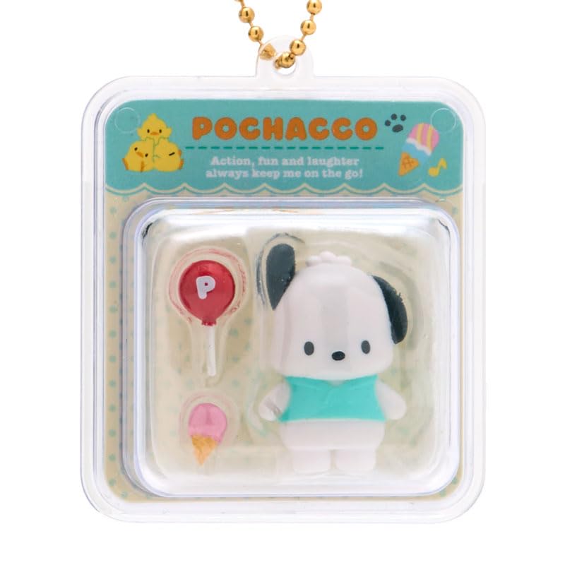 Sanrio Miniature Package Charm (Miniature Toy) Pochacco PVC, AS Resin, Paper 059315