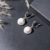 Sparkling For Women White Pearl Zirconia Jewelry Set, With Ring, Earrings, Pendant, Necklace Set, Bridal Wedding Christmas Gifts