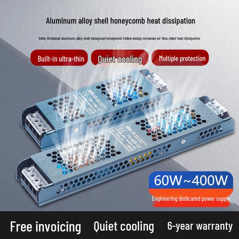 Mingwei Linear Transformer 220V To 24V Power Supply for 12V LED Light Strip