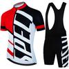 Tour De France Team Cycling Jersey & Pants Set Men's Short Sleeve Summer Bike Clothing Breathable Quick Dry Outdoor Road Bicycle