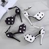 Fashion Pumps women shoes platform heels peep toe woman shoes ladies office shoes women Wave point Party Shoes white heels for wedding