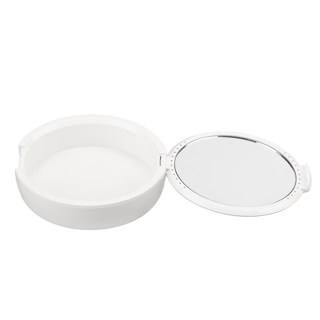 Denture Case Eco Friendly Durable PP Safe Odorless Lightweight Portable Denture Cup for Denture The Elderly White