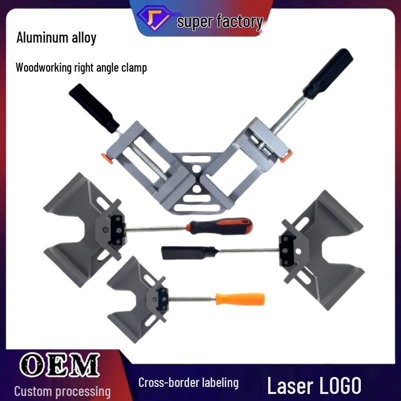 90° Mini Corner Clamp - Right Angle, Quick-Fix for Woodworking, Welding, Picture Frames, Glass, Fish Tanks