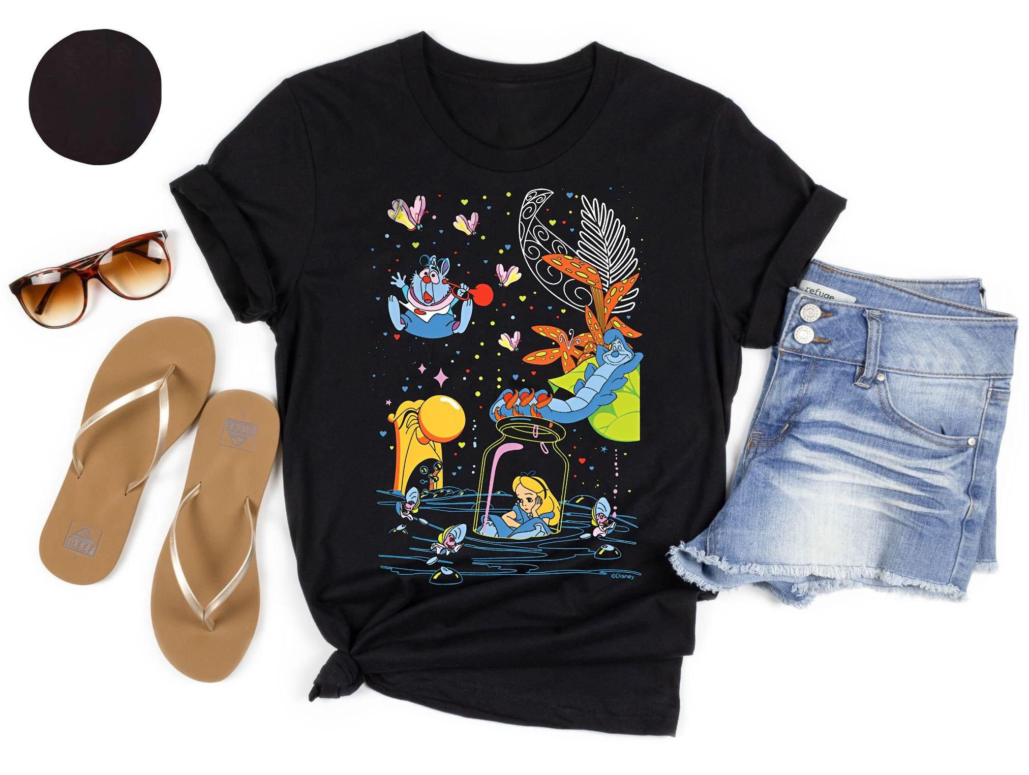 Vintage   Alice In Wonderland Shirt Alice Bottle Adventure Tshirt Wdw Magic Kingdom Tee  land Trip S