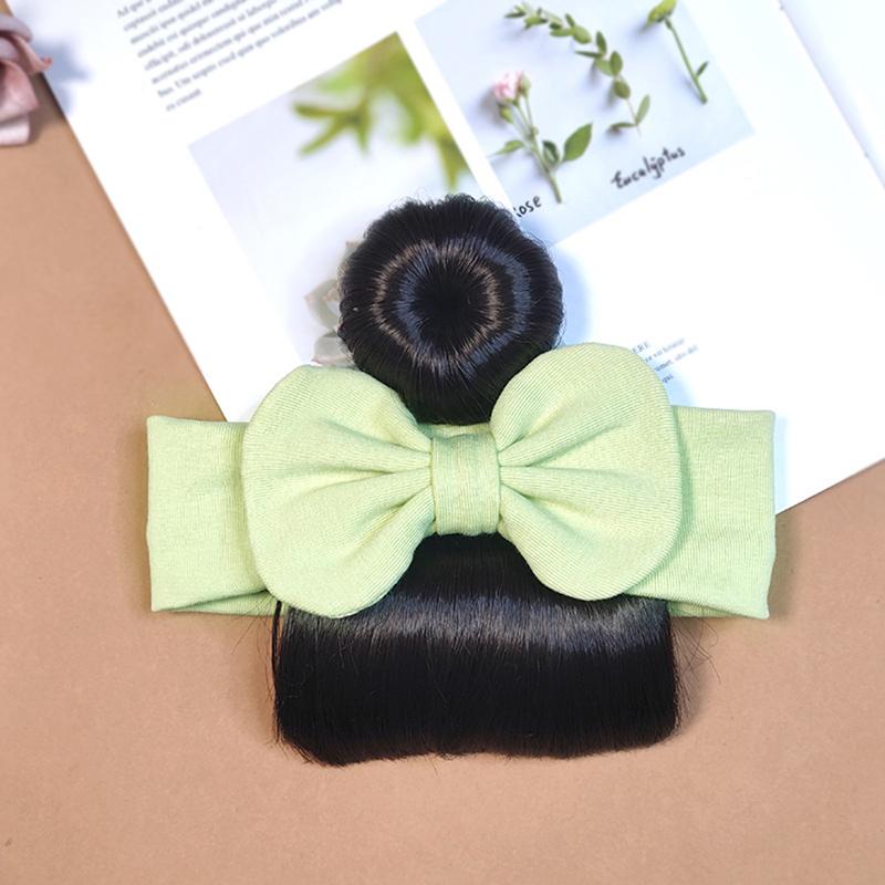 New Year Christmas Infant Baby Girl Hair Accessories Wig Hat 0-1Y Newborn Children Kids Girls Bow Cosplay Headbands Headwear