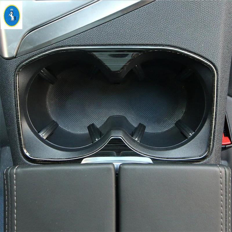 Auto Glove Storage Box / Air AC Outlet Vent / Water Cup Holder Panel Cover Trim Accessories For Peugeot 3008 5008 GT 2017 -