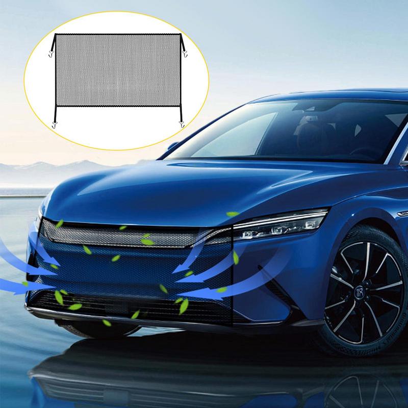 Car Bumper Grill Mesh Multifunctional Grille Mesh Spoiler Bumper Vent Car Pickup Truck Grill Insert Durable Protective Car