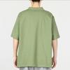 Nike Solid Color Polo Collar Short Sleeve T-Shirt for Men In Green