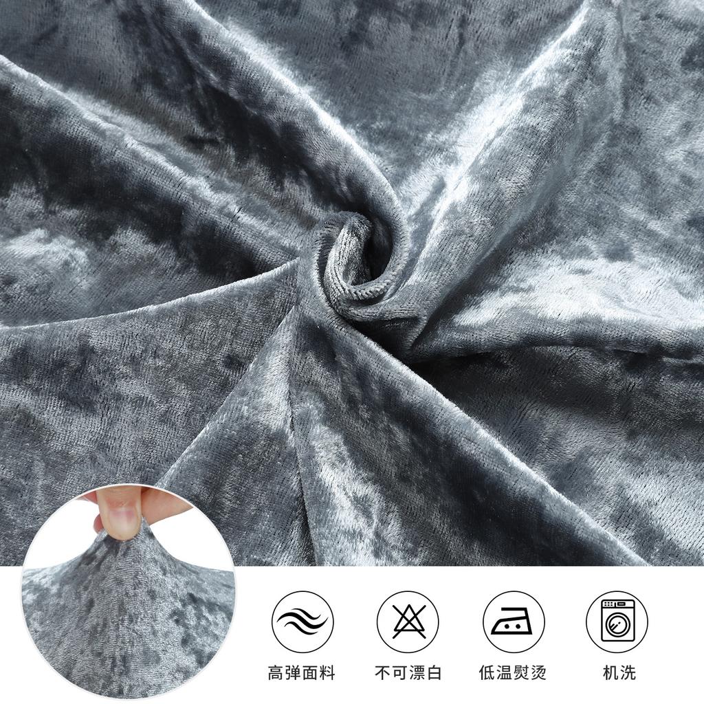 Super Soft Gold Diamond Fleece Chair Cover European Household Dust Chair Cover Thickened Backrest Cover Flannel Decorative Cover
