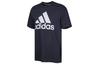 T Shirts Men's Navy Blue Crew Neck Moderate Straight Fit DT9932