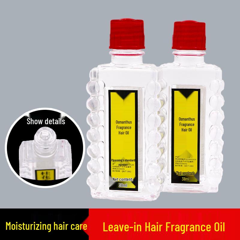 Osmanthus Scented Hair Oil: Moisturizing, Anti-Frizz, Smooth Styling, Essential Oil for Him & Her. Hair