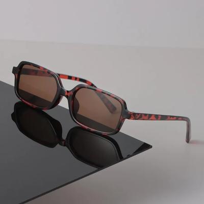 Square Sunglasses Women Men Vintage Stylish Mirror Minimalist Lens Sun Glasses Female Male Cool Personality Sun Glasses