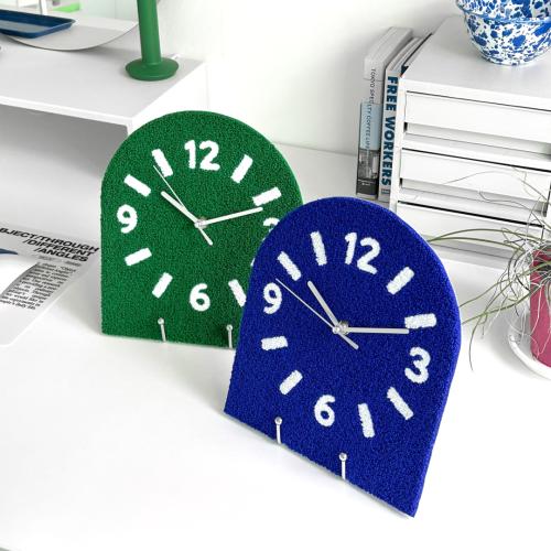 [FOREUL] FOREUL Fabric Wall & Desk Clock Black