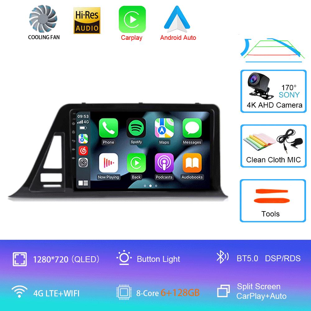 For Toyota C-HR CHR 2016-2020 Car Radio Android 14 Carplay Auto Screen Multimedia Player Right Hand Driver Stereo 2din Head Unit
