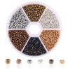 Handmade Mixed-Color Seed Beads Set: 6-Compartment Box for DIY Bracelets and Necklaces