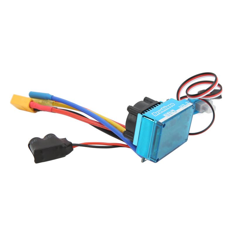 120A RC Brushless ESC Programmable Waterproof Dustproof 9th Level Acceleration XT60 Plug ESC for 1/10 1/8 RC Car