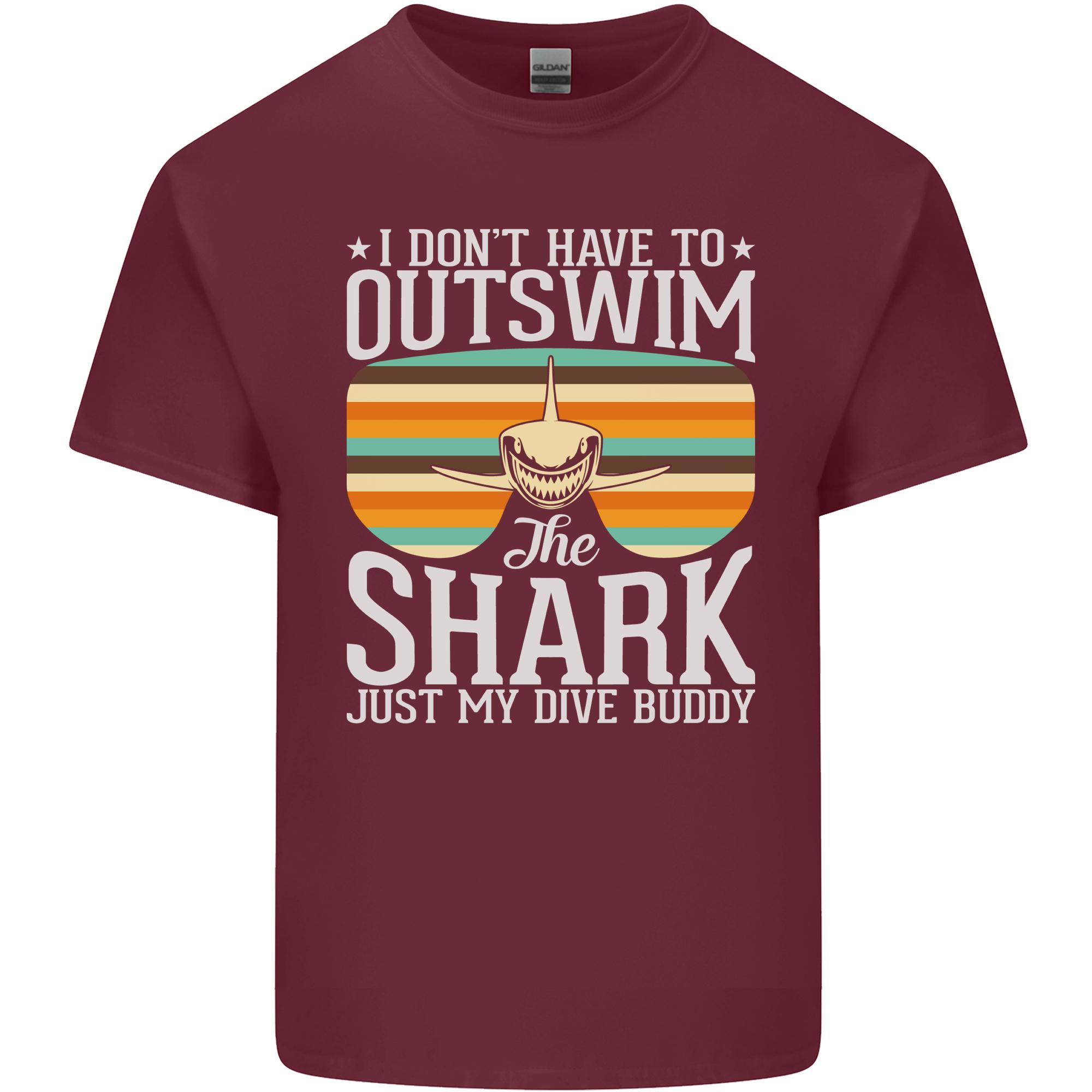 Outswim My Scuba Diving Buddy Funny Diver Unisexs Light Cotton TShirt S