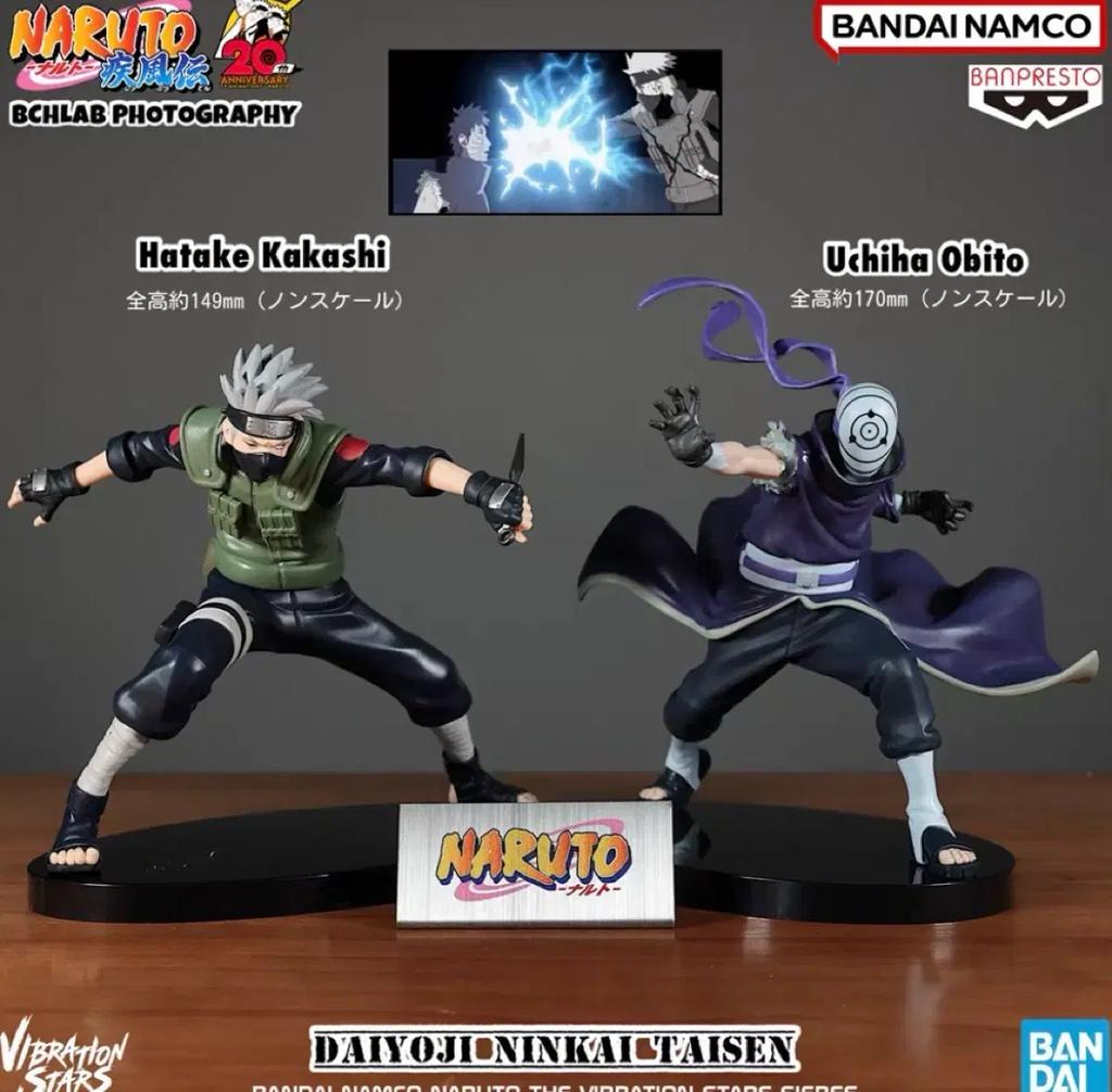 Vibration Stars Kakashi Obito Figure Naruto (Shippuden First Edition) Used