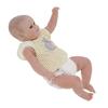 48cm / 18.9in Mädchenpuppe Simulation Lebensecht Weiche Babypuppe Fütterflasche Schnuller Set