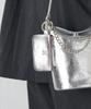 Russet Soft Leather Multi-Case with Carabiner, RUZ1051189A0008, Free, Silver