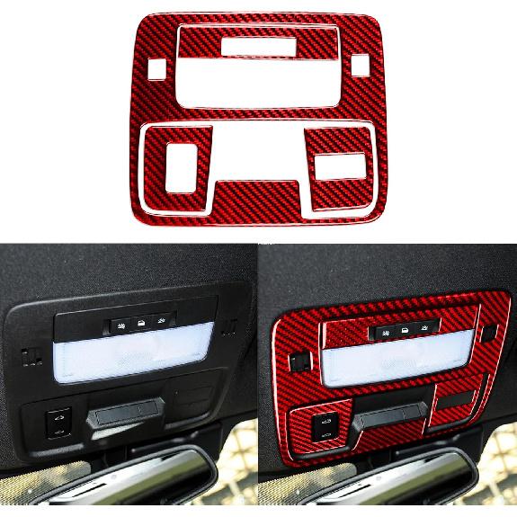 Real Soft Black Carbon Fiber Car Inner Door Handle Bowl Panel Door Bowl Collision Protector Cover Trim Sticker Compatible with Chevrolet Camaro