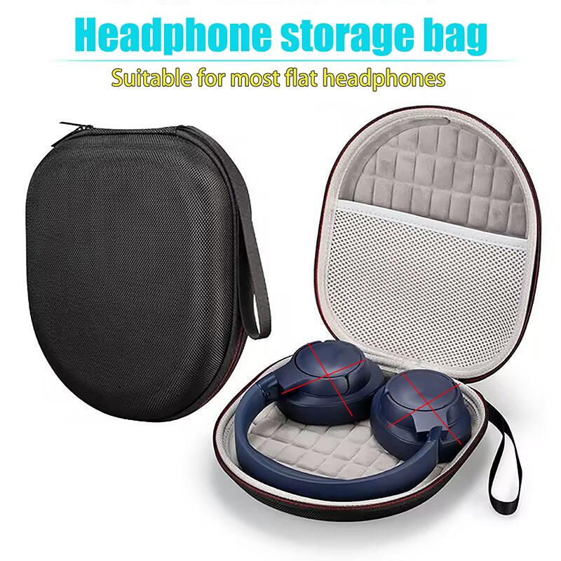 1 Piece For Soundpeats Space/Sony/Edifier/Jbl Wireless Bluetooth Noise Cancelling Headphones Eva Carrying Storage Case Cover