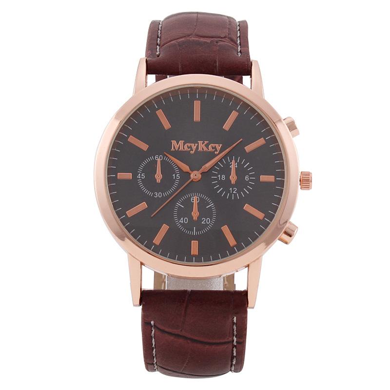 Exportação de relógios esportivos masculinos, relógios casuais de quartzo com mostrador de três olhos, processamento personalizado