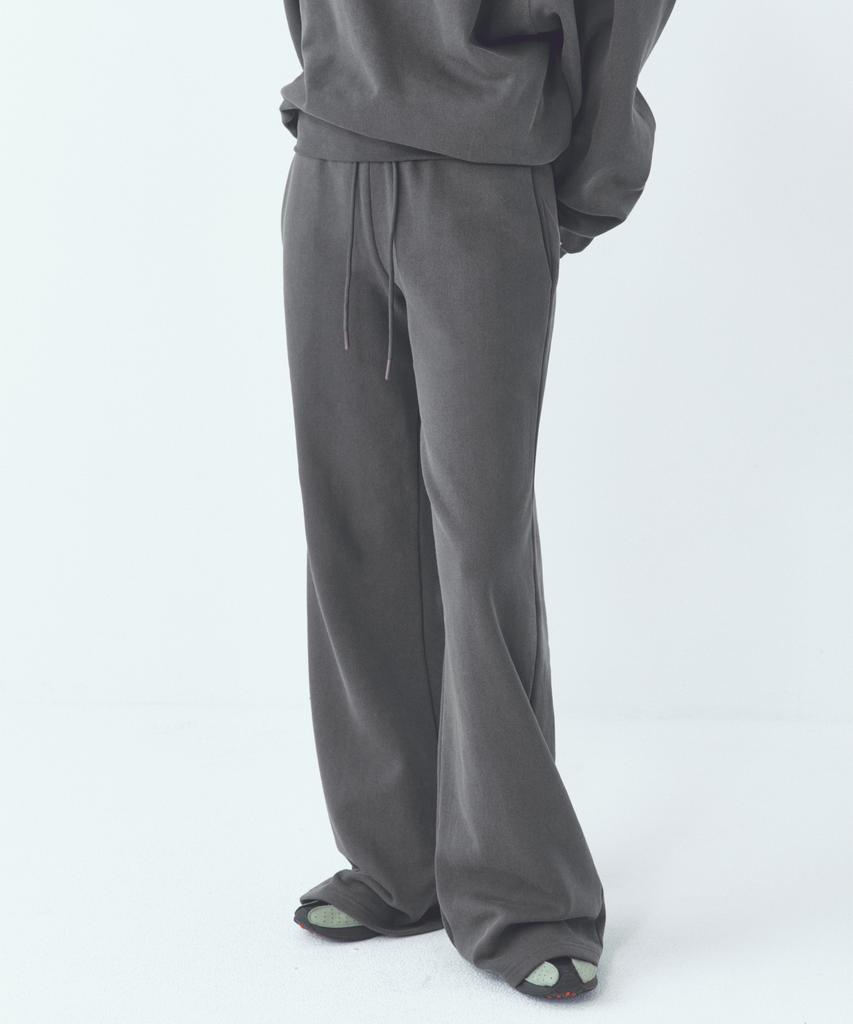 CITTA Every Day Relaxed Wide Band Boot-Cut Pants_Ctb559(Charcoal)