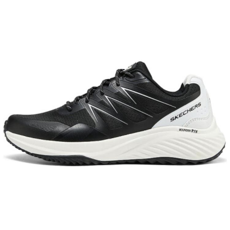 Skechers Bounder Comfortable Breathable Low Top Running Shoes Men sneakers Black White 232781-BKW 39