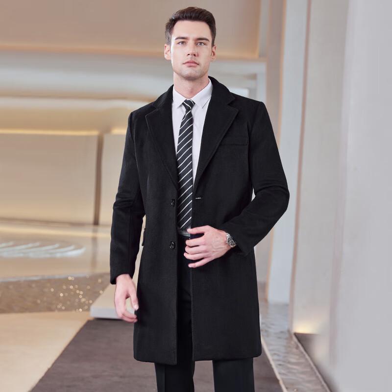 Toluoman Unisex Wool Blend Padded Professional Winter Coat