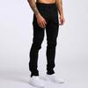 Slim Fit Black High-Waist Men's Denim Trousers
