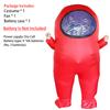 Inflatable Space Suit Costume Adult Astronaut Theme Blow Up Funny Costume for Cosplay Carnival Halloween Christmas Party