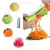 1PCS Creative Kitchen Multifunctional Shredder Spiral Funnel Shredder Rotary Vegetable Cutter Grater