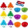 30-68Pcs Youngsters High-Quality Sorting High-Quality Counting Play sets High-Quality Rainbow High-Quality Color High-Quality Classification