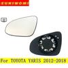 Auto Side Door Heated Wing Convex Car Rearview Mirror Glass For TOYOTA YARIS MK3 2012 2013 2014 2015 2016 2017 2018