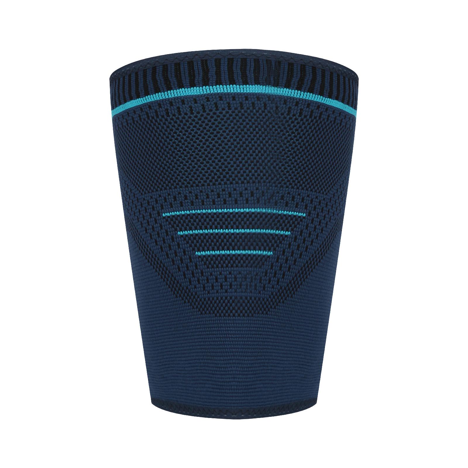 Knitted Nylon Spandex Thigh Brace Compression Support Breathable Protection for Soccer Gym Sports Athletics Stability Leg Guard M