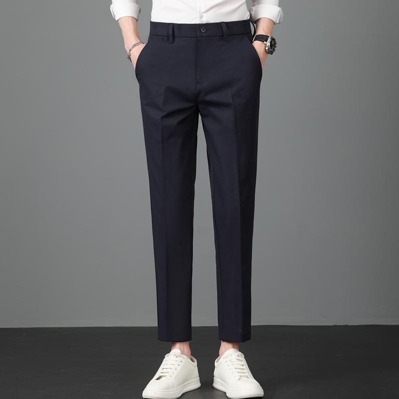 

Romon Men s Slim Fit Nine-Point Suit Pants – Spring/Autumn 2025 Trend 36 (Waist 2 8 )