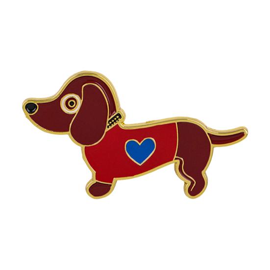 

Cute Dachshund Lapel Pin Funny Puppy Brooch for Bags Jackets Hats Minimalist Alloy Brooch Unique Gift for Dog Lovers & Teens