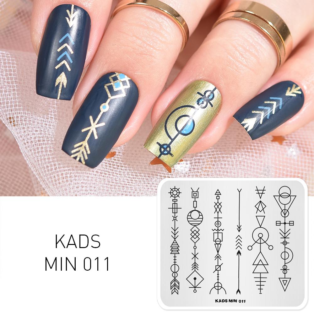 

KADS штамповка пластины для штамповки ногтей цветок лист животные и полосатое изображение DIY украшения инструменты для дизайна ногтей min011