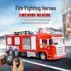 Remote Control Fire Truck Toy with Sound, Lights, and Water Spraying Feature