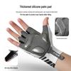 Tiguan Men's Summer Half-Finger Cycling Gloves - Touchscreen, Breathable, Sun Protection for Outdoor Sports, Fishing, Motorcycling, and Road Biking.