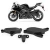 2pcs Motorcycle Frame Sliders Crash Protector Black Maintenance Replacement for KAWASAKI ZX10R 2008‑2010