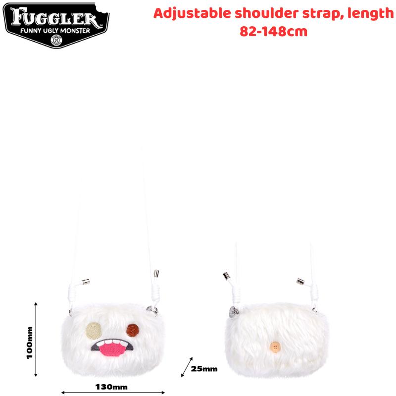 Funny Ugly Teeth Monsters Plush Toys Mini Shoulder Bags Fugglers Wide-Eyed Monster Screech Peluche Dolls Gifts